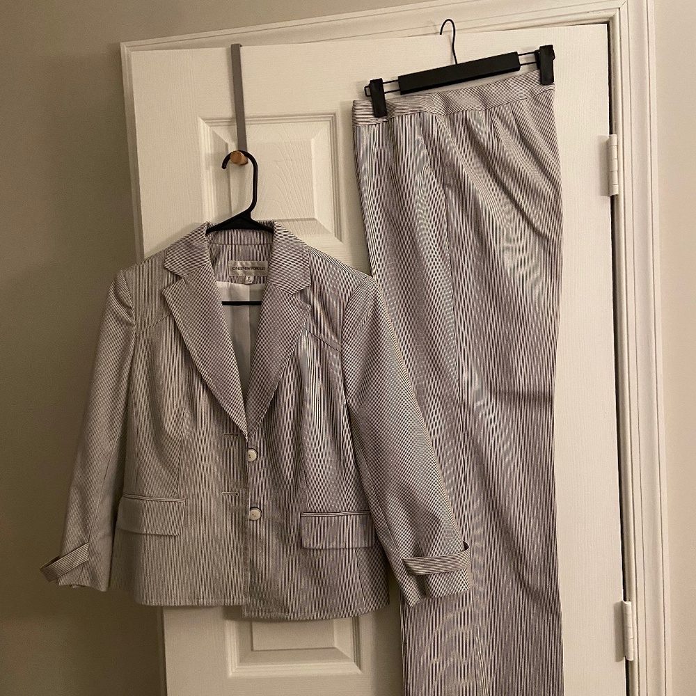 Pinstripe suit